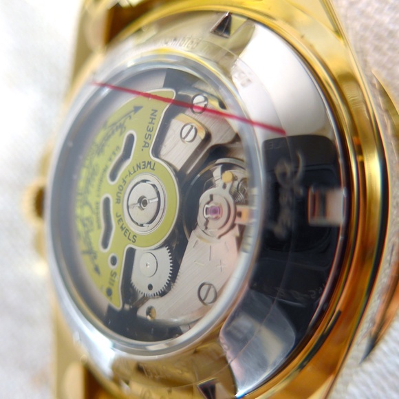 NWT Invicta Disney Limited Edition Mickey Mouse Men’s Automatic 40mm Gold Watch - Picture 8 of 13